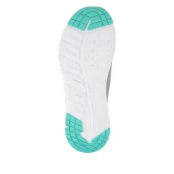 Skechers Memory Foam Lace Up Trainers - Light Grey