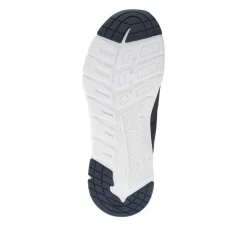 Skechers Memory Foam Lace Up Trainers - Navy-Pink