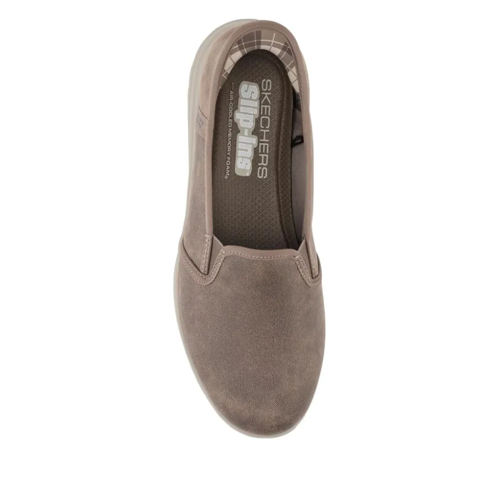 Skechers Memory Foams Slip Ins - Taupe