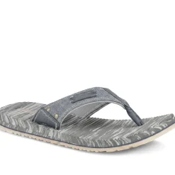 Skechers Quill Seaside Toe Post Sandals - Navy