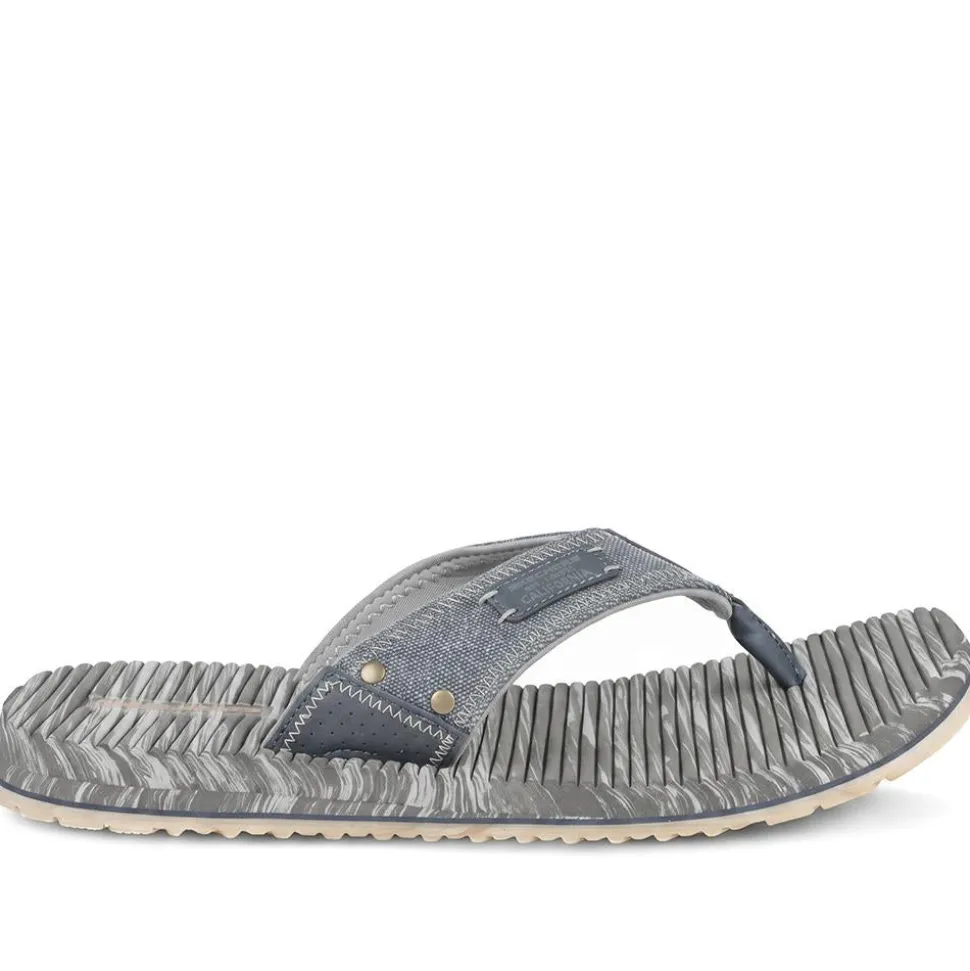 Skechers Quill Seaside Toe Post Sandals - Navy