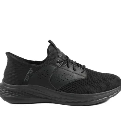 Skechers Relaxed Fit®: Slade Caster Trainers - Black