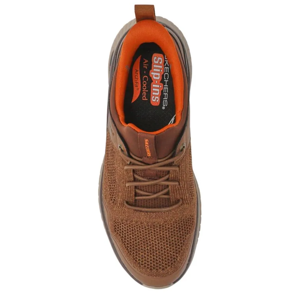Skechers Slip-ins: Arch Crosser - Emeric Trainers - Brown