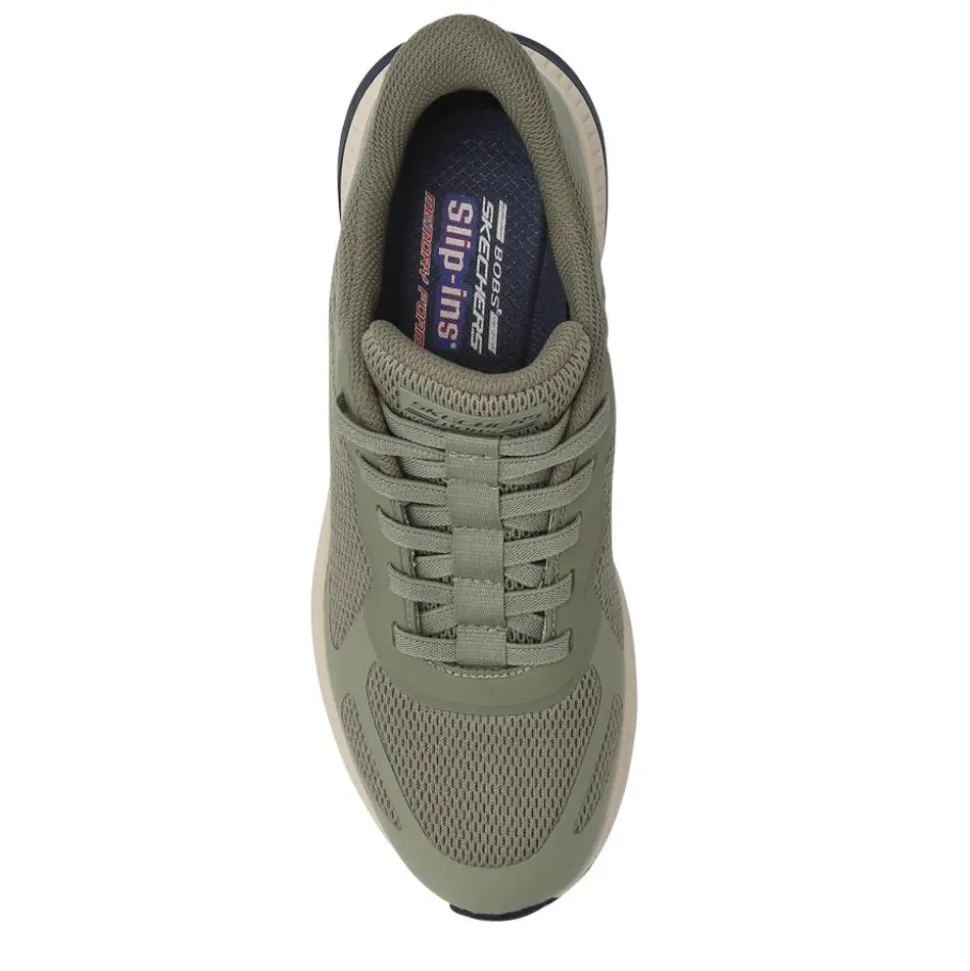 Skechers Slip-ins: BOBS Squad Chaos 4 Trainers - Olive