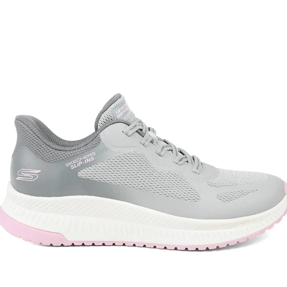 Skechers Slip-ins: BOBS Squad 4 Trainers - Grey Multi