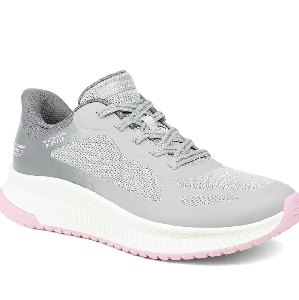 Skechers Slip-ins: BOBS Squad 4 Trainers - Grey Multi