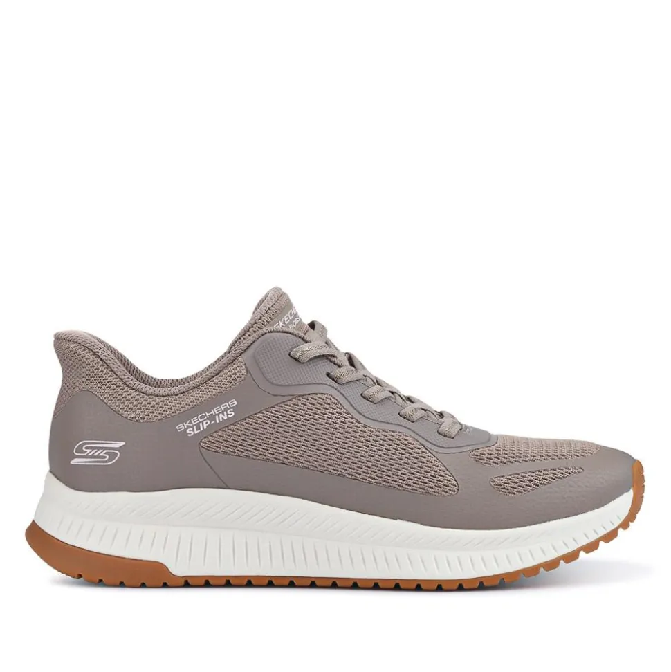 Skechers Slip-ins: BOBS Squad 4 Trainers - Taupe