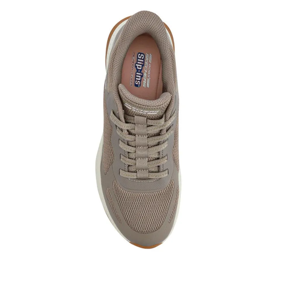Skechers Slip-ins: BOBS Squad 4 Trainers - Taupe
