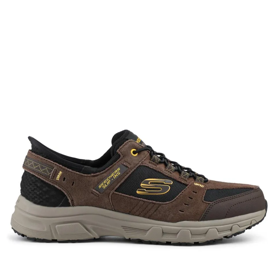 Skechers Slip-ins: Extra Wide Memory Foam Trainers - Brown
