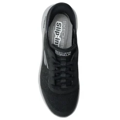 Skechers Slip Ins GO WALK FLEX - Black-Grey