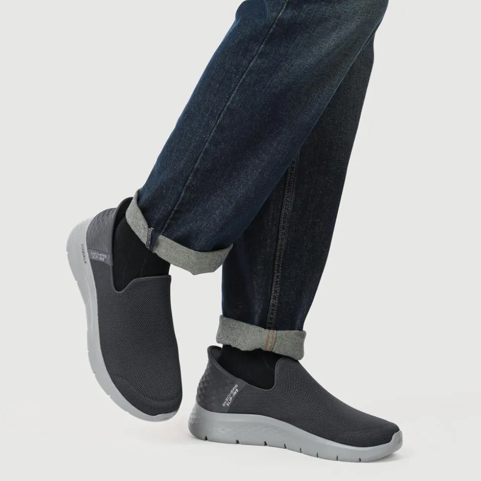 Skechers Slip-ins: GO WALK Flex - No Hands - Charcoal