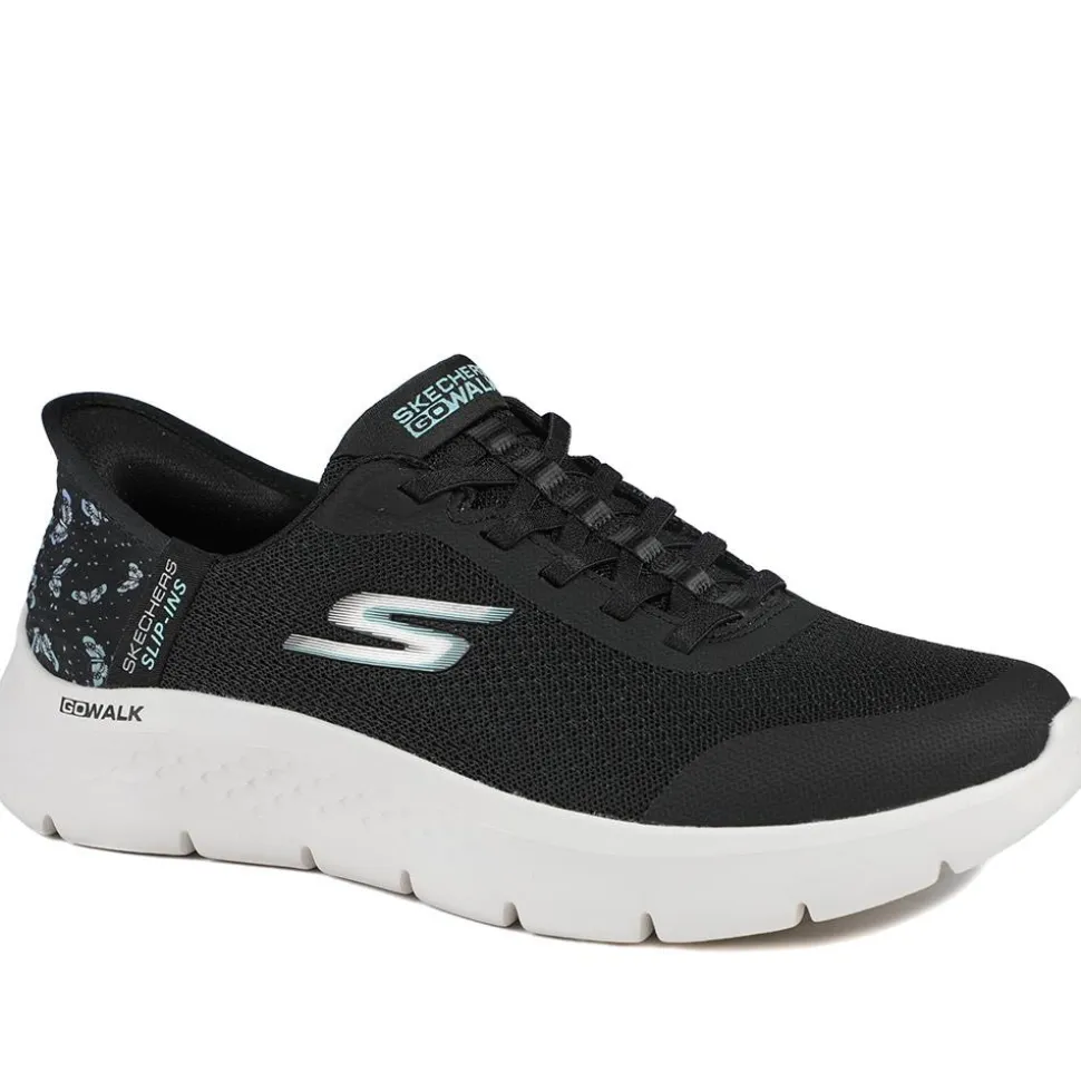 Skechers Slip-ins: Go Walk Flex Trainers - Black