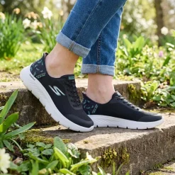 Skechers Slip-ins: Go Walk Flex Trainers - Black