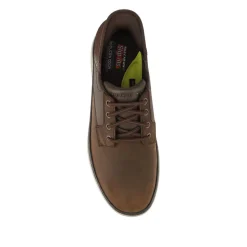 Skechers Slip-ins: Leather Hands Free Shoes - Chocolate