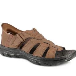 Skechers Slip-ins: Revolted SS - Norvel Sandals - Dark Brown