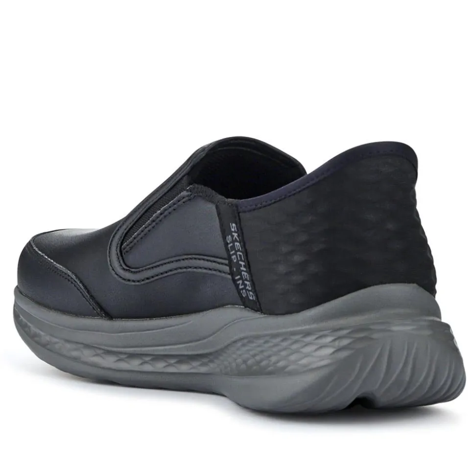 Skechers Slip-ins: Slade - Cooper Leather Shoes - Black
