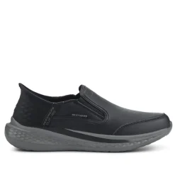 Skechers Slip-ins: Slade - Cooper Leather Shoes - Black