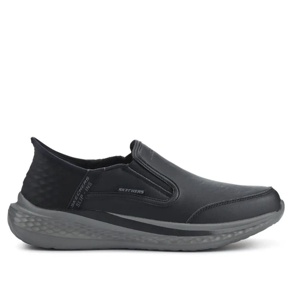 Skechers Slip-ins: Slade - Cooper Leather Shoes - Black