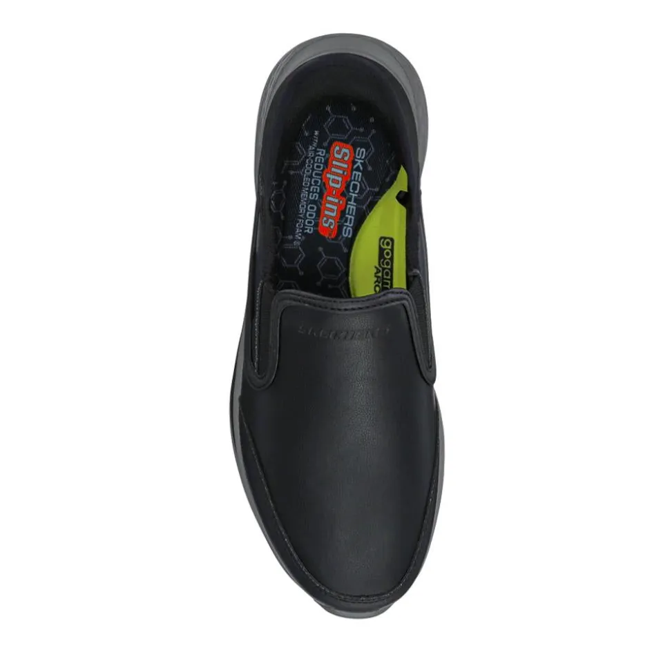Skechers Slip-ins: Slade - Cooper Leather Shoes - Black