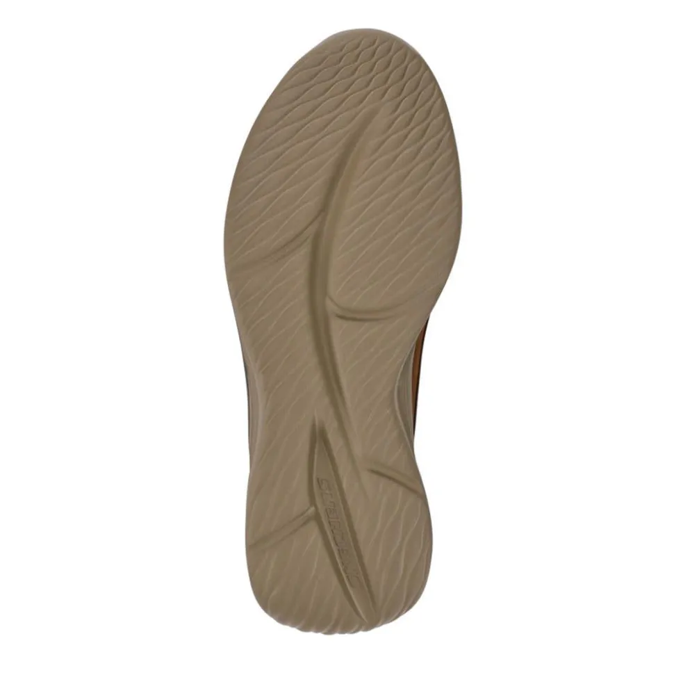 Skechers Slip-ins: Slade - Cooper Leather Shoes - Brown