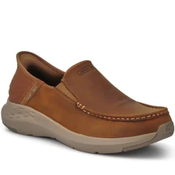 Skechers Slip-ins: Slade - Cooper Leather Shoes - Red-Brown