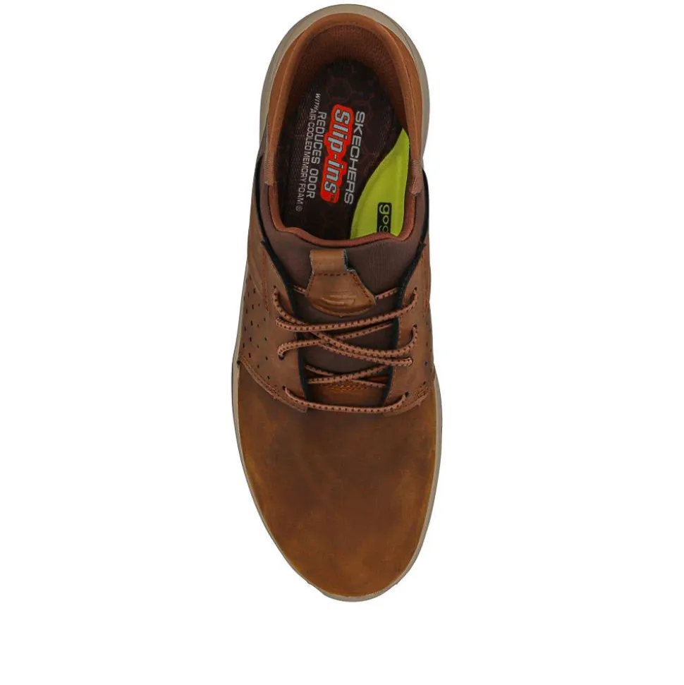 Skechers Slip-ins: Slade - Zachary Shoes - Dark Brown