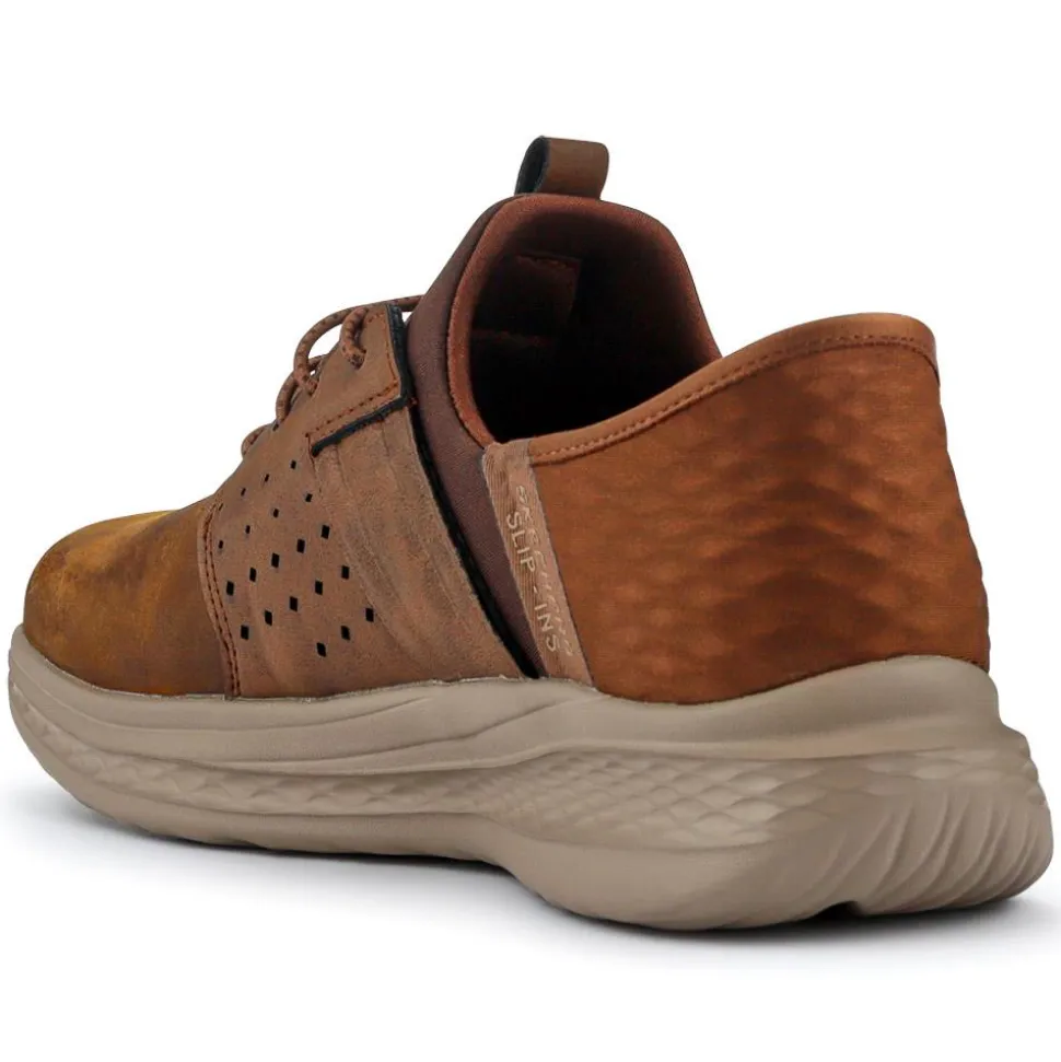 Skechers Slip-ins: Slade - Zachary Shoes - Dark Brown