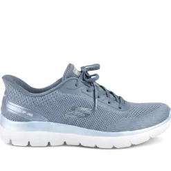 Skechers Slip-ins: Summits Lace Up Trainers - Navy
