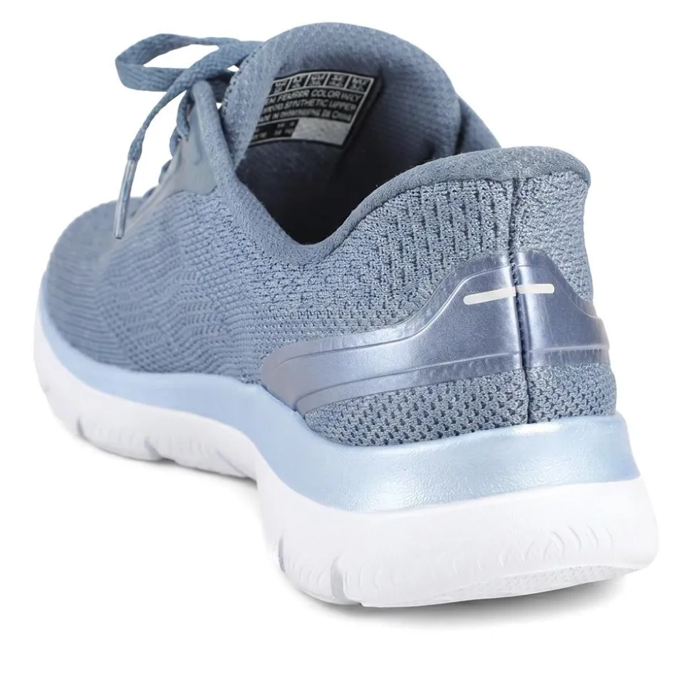 Skechers Slip-ins: Summits Lace Up Trainers - Navy