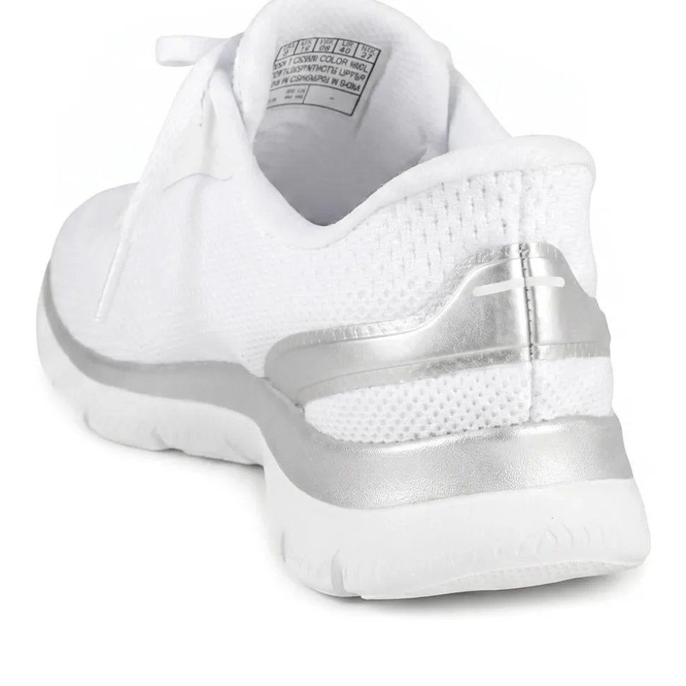 Skechers Slip-ins: Summits Lace Up Trainers - White
