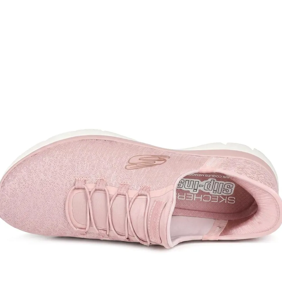 Skechers Slip-ins: Summits-Lunar Glow Trainers - Mauve