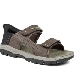 Skechers Slip-ins: Tresmen - Reece Sandals - Chocolate