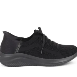 Skechers Slip-ins: Ultra Flex Brilliant Trainers - Black-Black