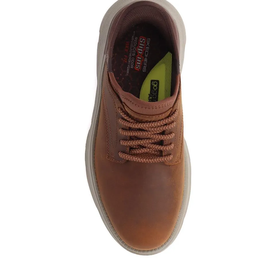 Skechers Slip-ins: Wide Fit Garza Gervin Shoes - Dark Brown