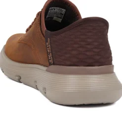 Skechers Slip-ins: Wide Fit Garza Gervin Shoes - Dark Brown