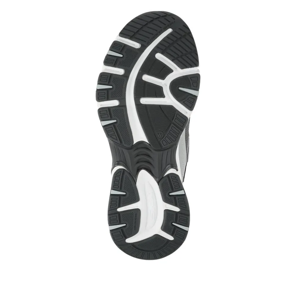 Skechers Slip-ins: Wide Fit Leather Trainers - Grey