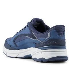 Skechers Slip-ins: Wide Fit Leather Trainers - Navy