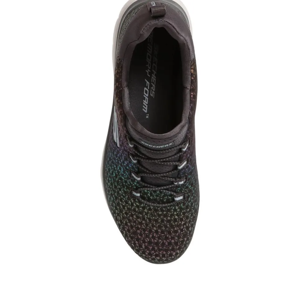 Skechers Summit - Glowing Iris Trainers - Charcoal