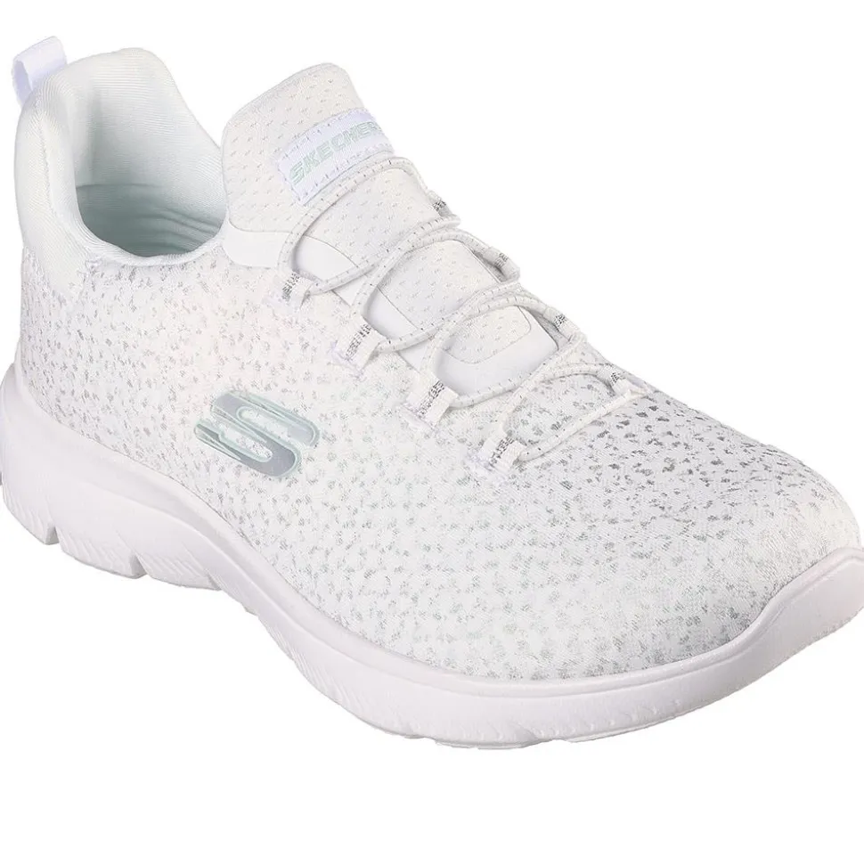 Skechers Summit - Glowing Iris Trainers - White
