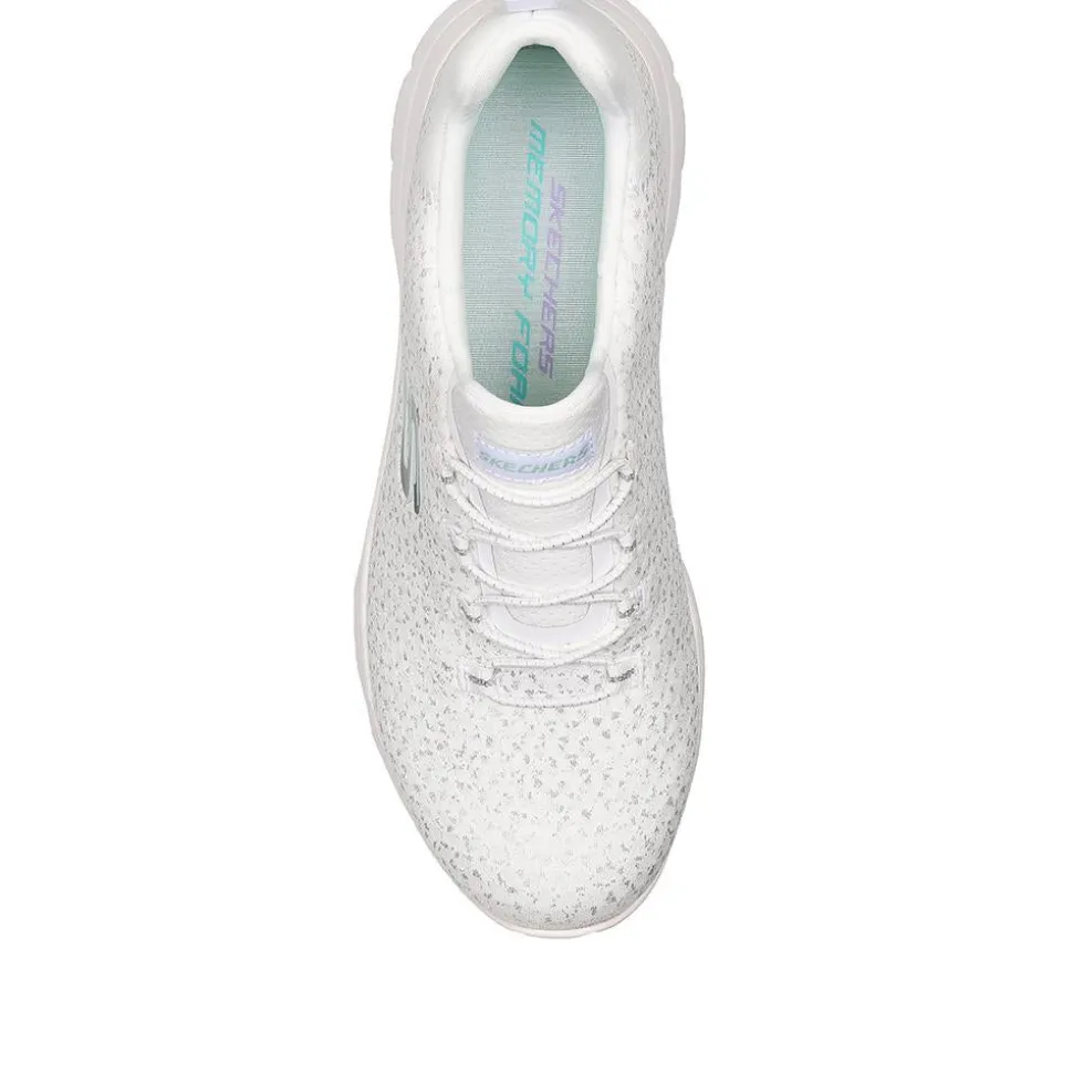 Skechers Summit - Glowing Iris Trainers - White