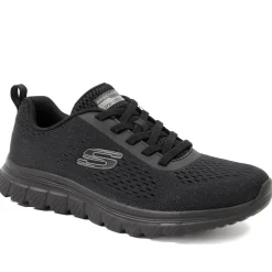 Skechers Summits Bungee Lace Trainers - Black