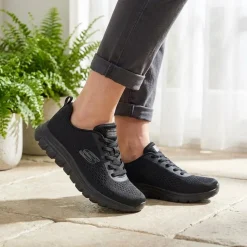 Skechers Summits Bungee Lace Trainers - Black