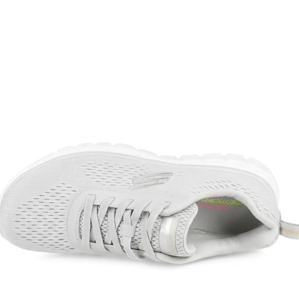 Skechers Summits Bungee Lace Trainers - Light Grey
