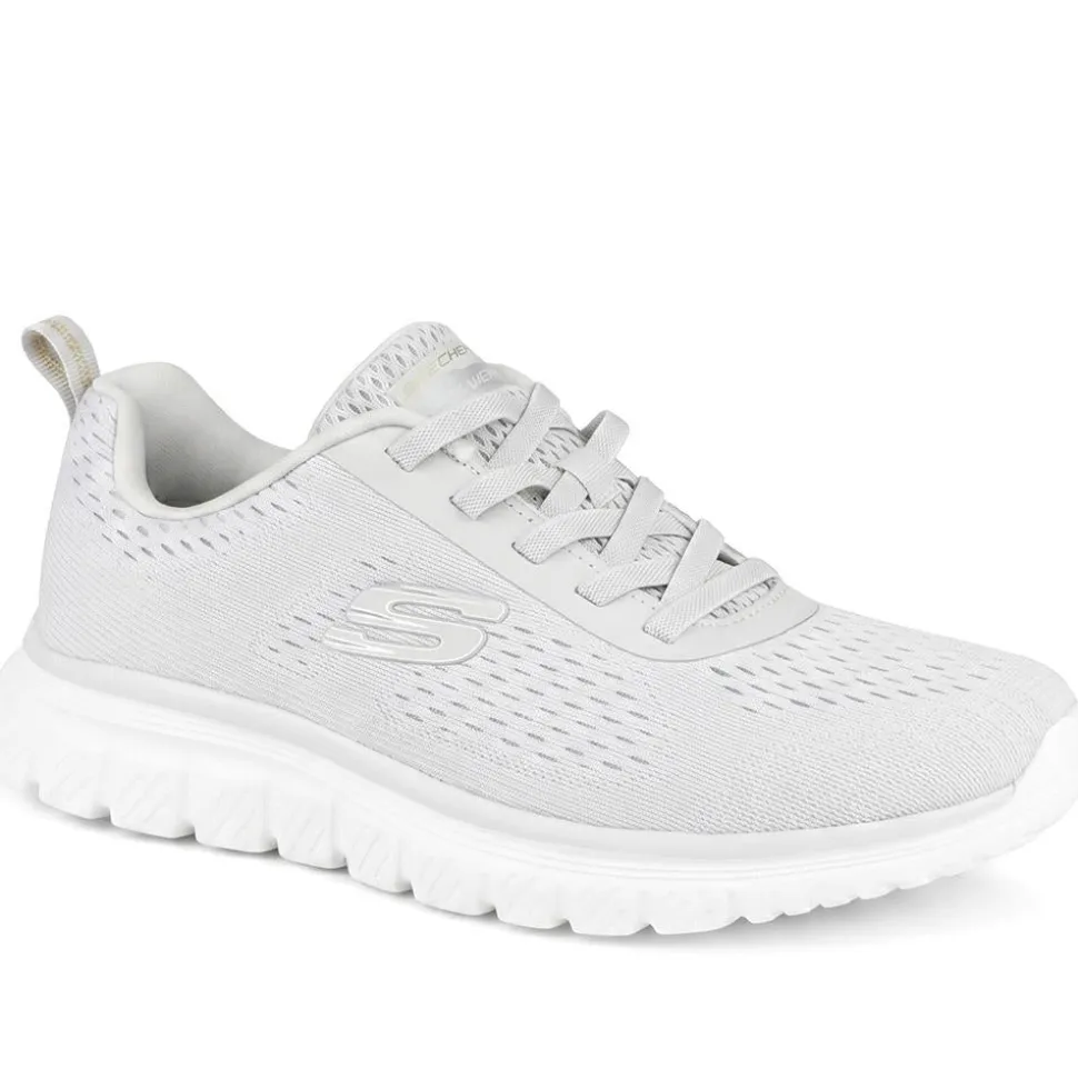 Skechers Summits Bungee Lace Trainers - Light Grey