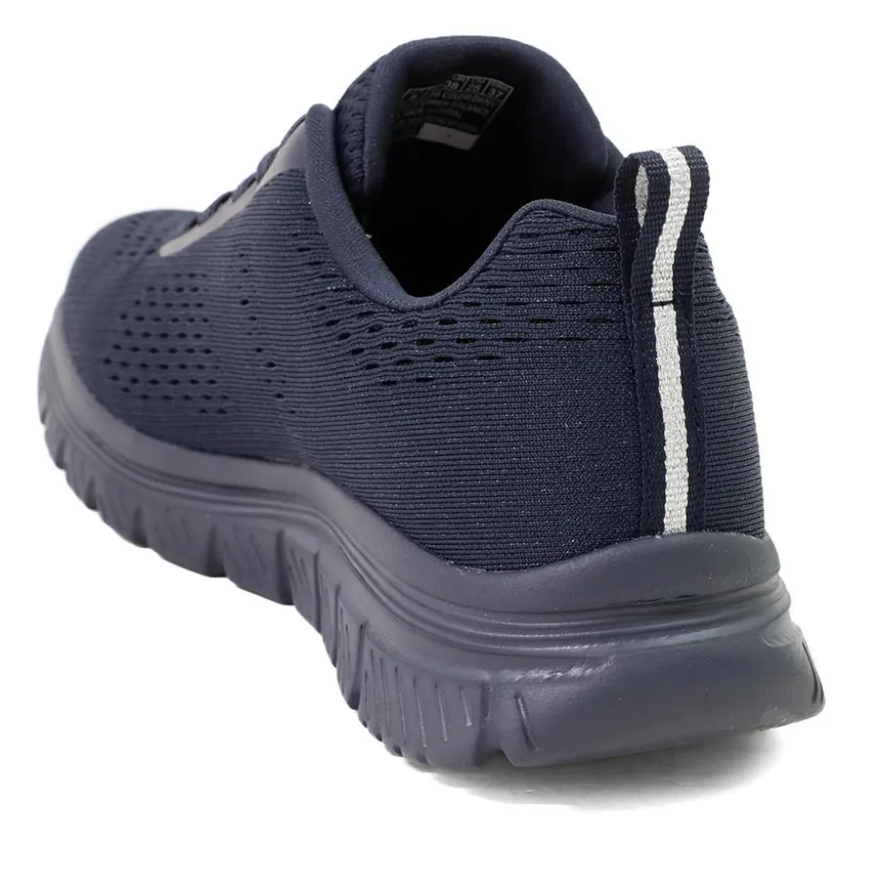 Skechers Summits Bungee Lace Trainers - Navy