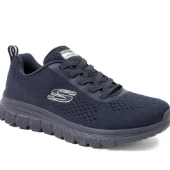 Skechers Summits Bungee Lace Trainers - Navy