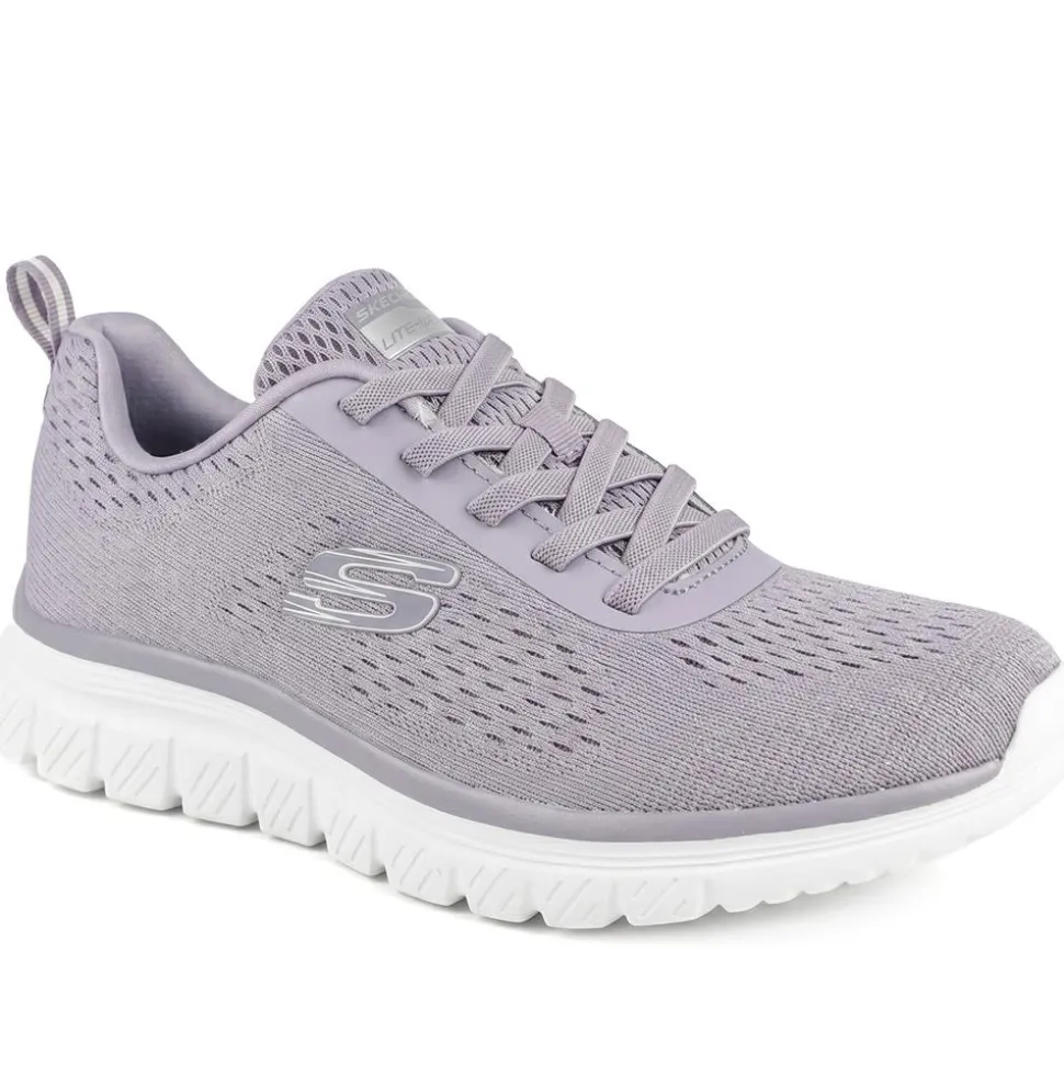 Skechers Summits Bungee Lace Trainers - Purple