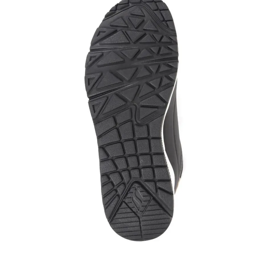 Skechers Uno Shimmer Away Trainers - Black