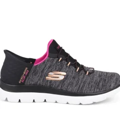 Skechers Wide Fit Slip-ins: Summits Trainers - Black