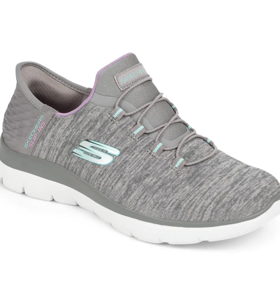 Skechers Wide Fit Slip-ins: Summits Trainers - Grey